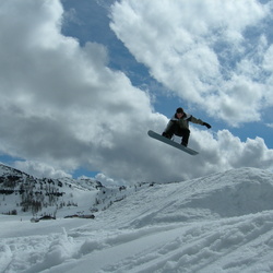 Snowboarden in Hochfilzen 04-2006