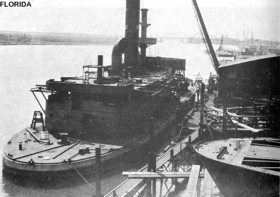 Under construction at Crescent Shipyard, Elizabethport, NJ., circa 1901-03.