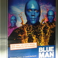 Blue Man group Poster am Flughafen düsseldorf