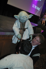Die Yoda Puppe von der Jedicon 2004