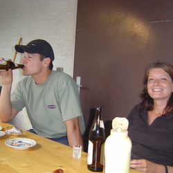 Grillparty bei Robert Jagadics (Juli 2004)