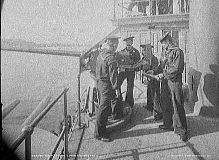 6-pdr. aboard USS Oregon around 1898